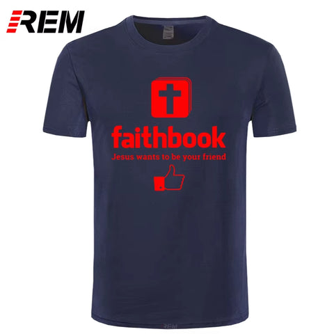 Jesus Wants to Be Your Friend Faithbook T Shirt 