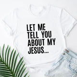 Transform Your Life with Our Jesus Changed My Life Women's Casual T-Shirt - Perfect for Summer!