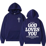 Harajuku Aesthetic Christian Jesus Church Hoodie