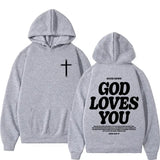 Harajuku Aesthetic Christian Jesus Church Hoodie