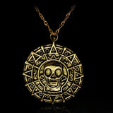 Gothic Skull Jesus Cross Pendant Necklac