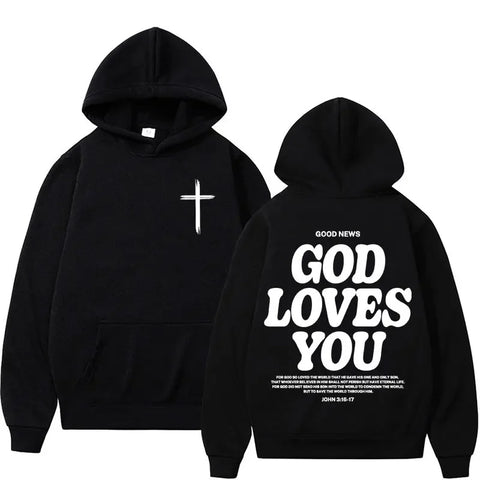 Harajuku Aesthetic Christian Jesus Church Hoodie