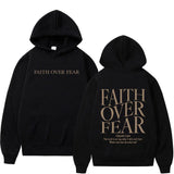 Faith Over Fear Bible Verse Hoodies