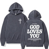 Harajuku Aesthetic Christian Jesus Church Hoodie