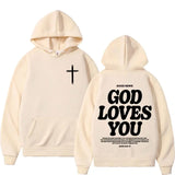 Harajuku Aesthetic Christian Jesus Church Hoodie