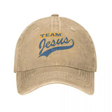 Christian Team Jesus Denim Baseball Cap