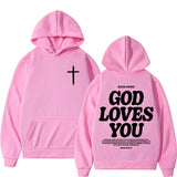 Harajuku Aesthetic Christian Jesus Church Hoodie