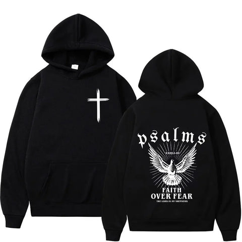 Faith Over Fear Bible Verse Hoodies