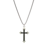 Vintage Gothic Hollow Cross Pendant Necklace