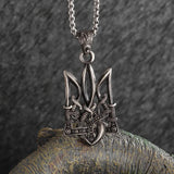 Gothic Skull Jesus Cross Pendant Necklac