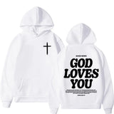 Harajuku Aesthetic Christian Jesus Church Hoodie