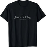 Christian Jesus Is King Design Crown T-Shirt