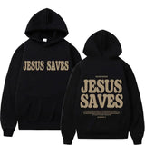 Harajuku Aesthetic Christian Jesus Church Hoodie