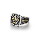 Retro Croix de Guerre Ring