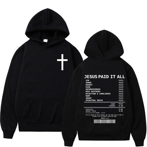 Salvation Jesus Paid It All Hoodies