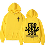 Harajuku Aesthetic Christian Jesus Church Hoodie