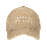 Jesus Is My King Baseball Cap