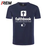 Jesus Wants to Be Your Friend Faithbook T Shirt 